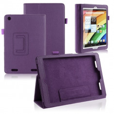 Husa cu stand Acer Iconia A1-830 7.9&amp;quot; *PURPLE*+Folie protectie+Touch Pen GRATIS foto