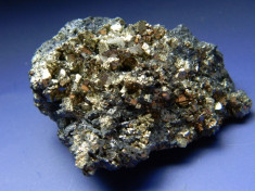 Specimen minerale - PIRITA SI CUARTIT PE BLENDA foto