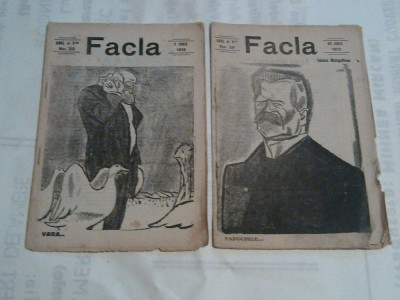 REVISTA FACLA 1912 ~ 2 si 30 iunie, Nr.22 si 26 \ 1912 foto