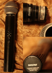 Microfon Shure SM 58 wireless (Shure UT2), unul dintre cele mai fiabile si cu raport pret/calitate excelent foto