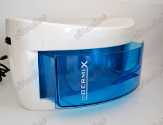 Sterilizator uv cu sertar GERMIX Aparatura salon Frizerie coafura Sterilizator foarfece,perii ,piepteni PROMOTIE foto