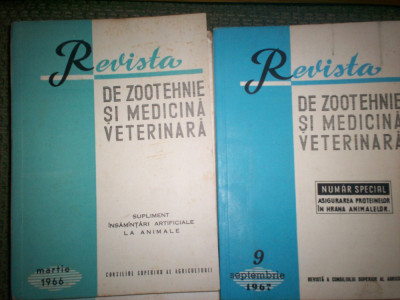 REVISTA DE ZOOTEHNIE/REVISTA DE CRESTEREA ANIMALELOR 6 numere foto