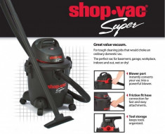 Aspirator Umed si Uscat SHOP VAC! NOU! Calitate garantata! Livrare nationala! foto