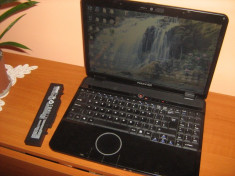 laptop packard bell, 2 baterii functionale peste 2 ore, 2gb ram, procesor dual core, hdd 320 gb, video ati radeon, foto