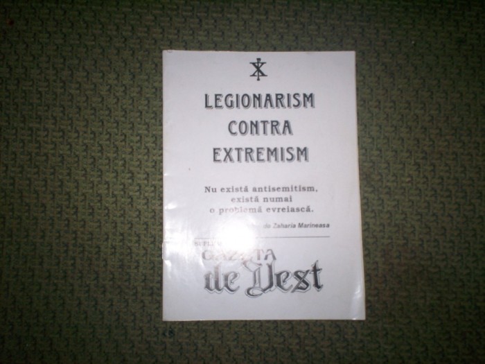 LEGIONARISM CONTRA EXTREMISM