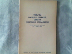 Unitatea lagarului socialist.conditia construirii socialismului foto