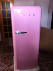 Frigider Retro Smeg FAB28RRO1 Roz foto