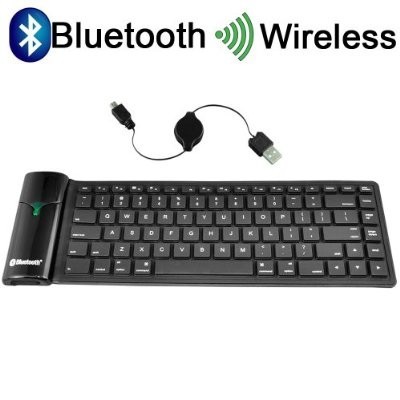 Tastatura Wireless Bluetooth Ipad, Iphone, tabeta, laptop, computer sau telefoane mobile foto