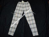 Colanti Dama Pantaloni cu Buzunare Gogosar 42. Material Fin, Bumbac si Poliester. Editie Limitata! Imprimeu Bej Elegant, Sport Casual, Club