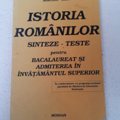 ISTORIA ROMANILOR SINTEZE-TESTE PENTRU BACALAUREAT SI ADMITERE