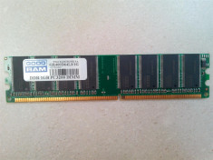 Memorie RAM PC DDR1 1Gb 400Mhz GOODRAM PC3200 GR400D64L3/1G foto