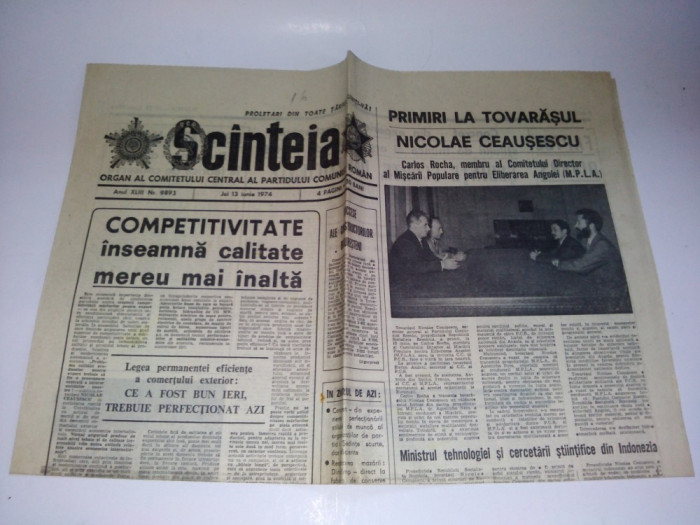 Ziar Scanteia 13 iunie 1974