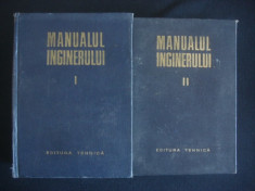 GHEORGHE BUZDUGAN - MANUALUL INGINERULUI 2 volume MATEMATICA-FIZICA * MECANICA, CHIMIE GENERALA, MASURARI foto