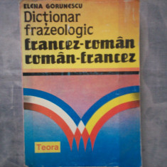 DICTIONAR FRANCEZ ROMAN ROMAN FRANCEZ ELENA GORUNESCU C13 676