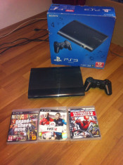 Consola PS3 SLIM BONUS 3 CD ! foto