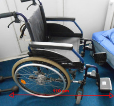 Scaun cu rotile pentru transport persoane cu dizabilitati Impuls by Ortopedia foto