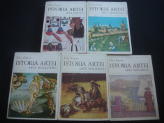 ELIE FAURE - ISTORIA ARTEI 5 volume foto
