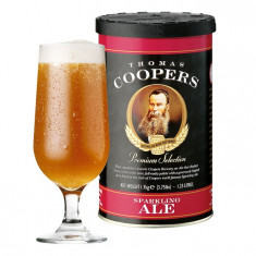 Thomas Coopers Sparkling Ale - kit pentru bere ale - faci 23 de litri de bere super buna! Tot ce ai nevoie sa faci bere acasa. Naturala, gustoasa foto