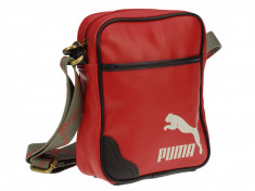 Geanta Puma Originals Portable PU haute red-silver birch foto