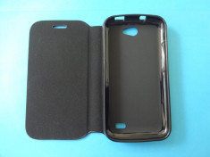 Husa Allview A5 Duo Flip Cover Tip Carte !!! Folie de protectie display CADOU !!! foto