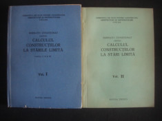 NORMATIV CONDITIONAT PENTRU CALCULUL CONSTRUCTIILOR LA STARI LIMITA 2 volume foto