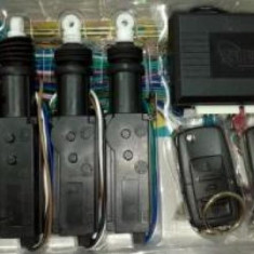 Set inchidere centralizata cu telecomanda cu cheie briceag si 4 actuatoare foto