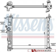 Radiator apa OPEL MERIVA B 1.3 CDTi foto