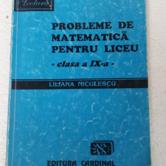 PROBLEME DE MATEMATICA PENTRU LICEU - CLASA A IX-A