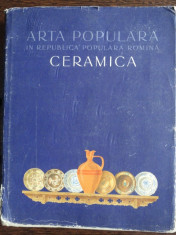 Arta populara in RPR/Ceramica( cu 295 ilustratii/47 planse color-SLATINEANU,STAHL,PETRESCU foto