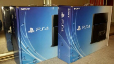 PlayStation 4 - PS4 Black 500 gb, nou si sigilat + hdmi + casti foto
