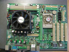 Kit placa de baza Biostar + CPU AMD Athlon 64 +1 GB RAM cu garantie foto
