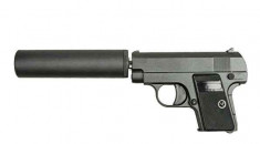 Pistol airsoft Galaxy COLT 25 full metal,ARC, cu amortizor +200 bile foto