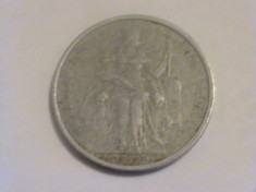 5 franci Noua Caledonie 1952 foto