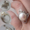 Inel cu Perla Naturala din Thailanda si Cubic Zirconia, Argint 925