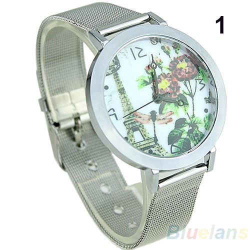 Ceas dama fashion Paris curea metalica + cutie cadou Ceas dama fashion Paris curea metalica + cutie cadou