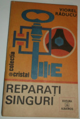 Reparati singuri / Viorel Raducu / Albatros / colectia Cristal / 1985 foto