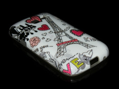 HUSA SAMSUNG GALAXY TREND LITE S7390 S7392 SILICON MODEL EIFFEL TOWER SKETCH foto