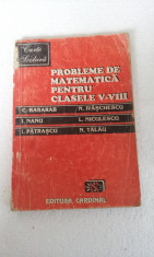 PROBLEME DE MATEMATICA PENTRU CLASELE V-VIII foto