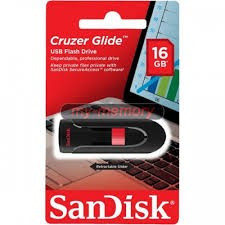 Stick Memorie USB Sandisk Cruzer Glide 16 Gb Flash Drive Sigilat foto