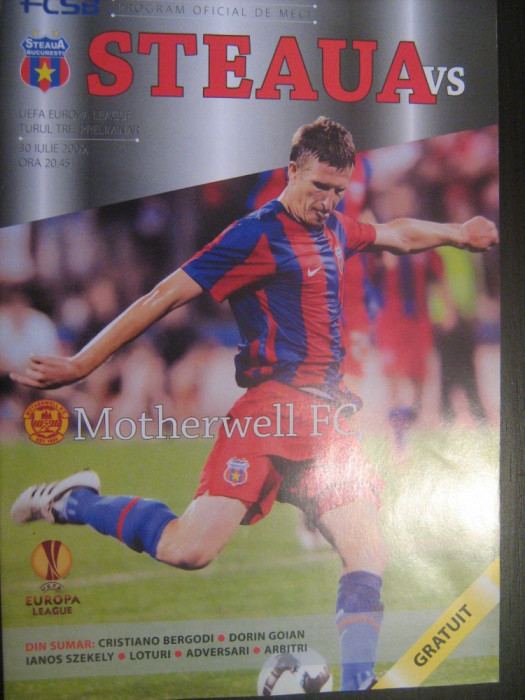 Steaua Bucuresti - Motherwell FC (30 iulie 2009)