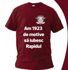 Tricou personalizat Rapid Bucuresti foto