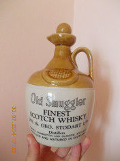 DECANTER WHISKY OLD SMUGGLER - RECIPIENT DE CERAMICA foto