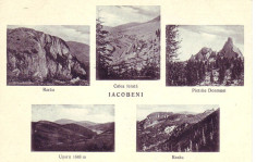 Ilustrata rara - Iacobeni 1930 - vedere multipla 3 - necirculata foto
