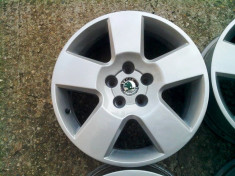 JANTE ORIGINALE SKODA 17 5X112 STARE EXCELENTA foto