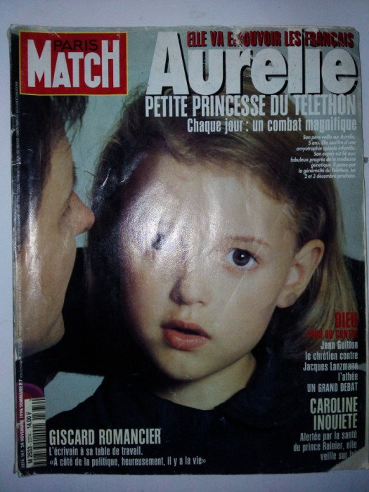 Revista Paris Match 1994 24 noiembrie