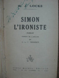 W. J. Locke - Simon l&#039;ironiste (in limba franceza), Alta editura