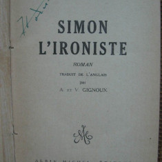 W. J. Locke - Simon l'ironiste (in limba franceza)