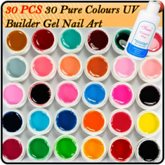 Geluri Color KIT SET 30 Modele Gel Color Lampa uv Manichiura French foto