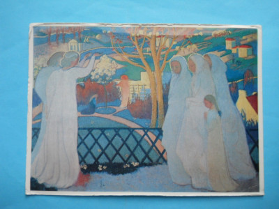 HOPCT 8383 ITALIA PICTOR MAURICE DENIS / LE PIE DONNE AL SEPOLCRO 1894 foto