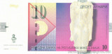 MACEDONIA █ bancnota █ 10 Denari █ 2006 █ P-14f █ UNC █ necirculata